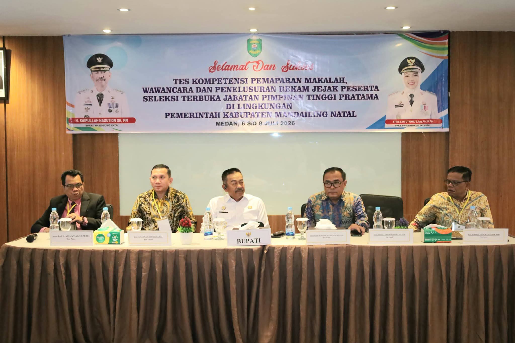 Bupati Madina Buka Seleksi Terbuka JPTP 13 OPD