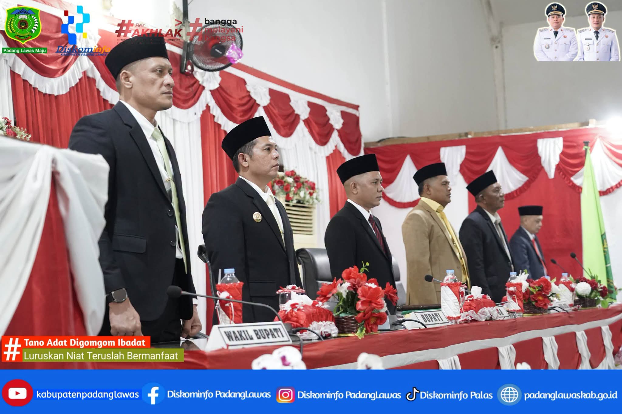 Paripurna Istimewa DPRD HUT Ke – 19 Kabupaten Padang Lawas Sukses