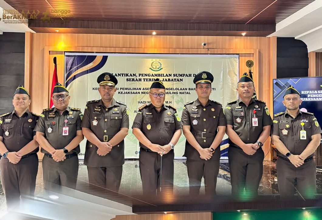 Pelantikan, Pengambilan Sumpah Jabatan dan Serah Terima Jabatan Struktural Eselon IV di Lingkungan Kejaksaan Negeri Mandailing Natal