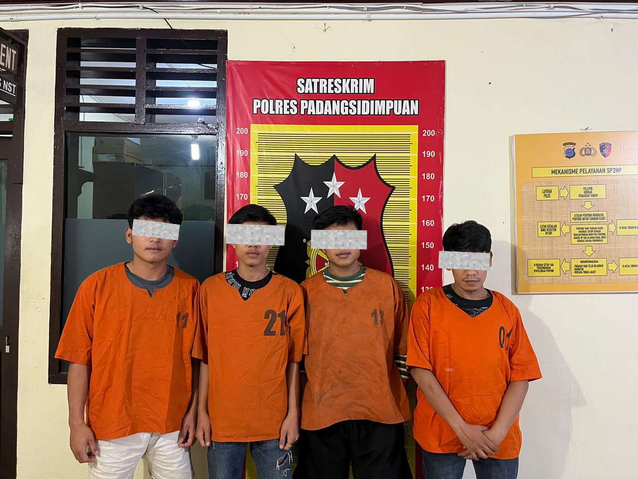 Satu Pelaku Masih Diburu, Polres Tetapkan Empat Tersangka Pengeroyokan dan Penikaman di Kota Padangsidimpuan