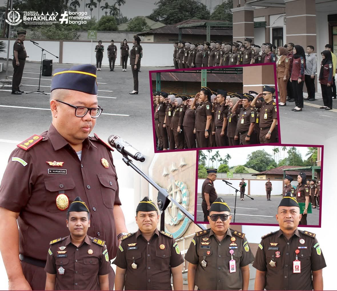 Apel Pagi Kejaksaan Negeri Mandailing Natal Aman dan Sukses