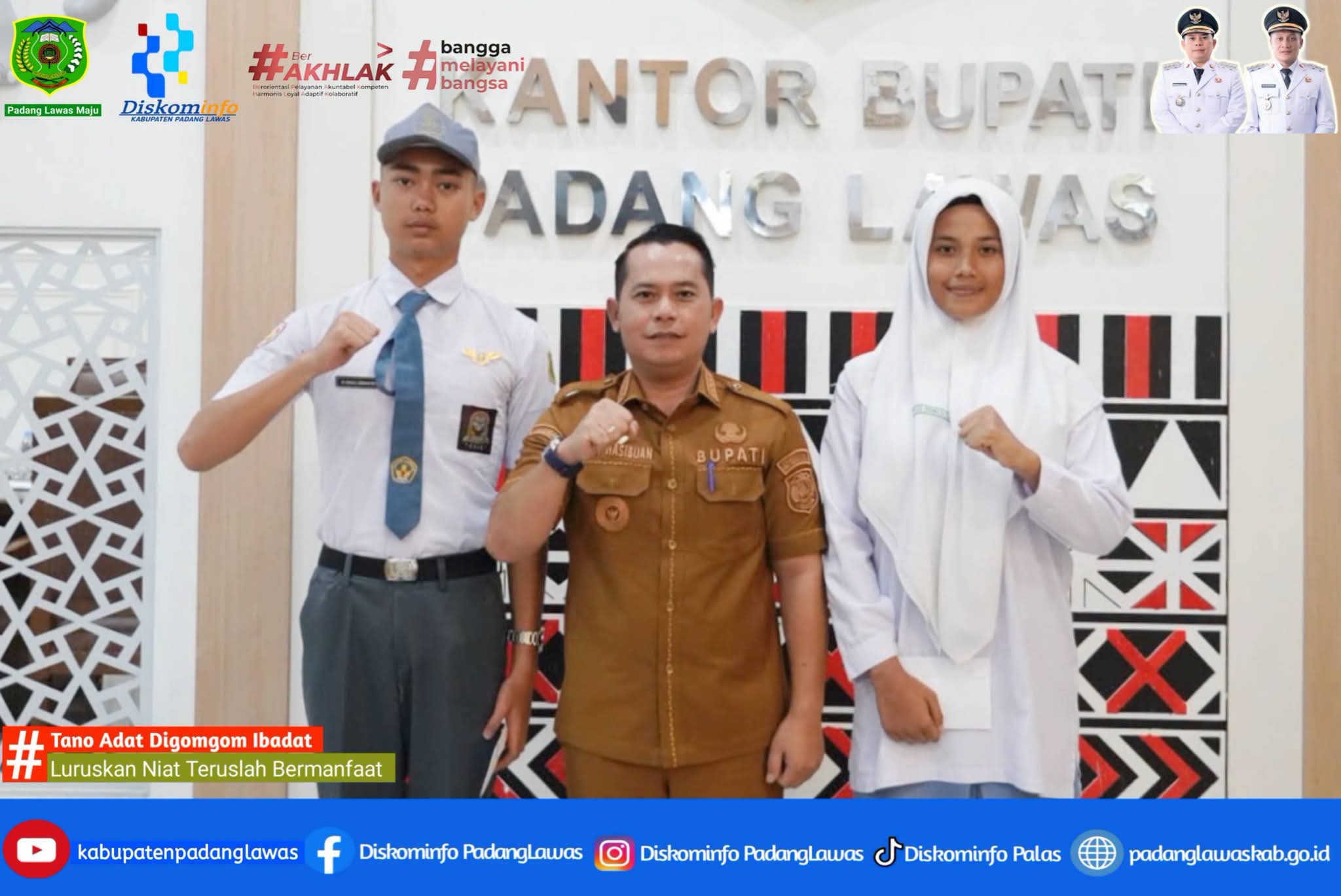 Harumkan Nama Daerah, Dua Putra-Putri Terbaik Padang Lawas Berangkat Ke Paskibraka Sumatera Utara
