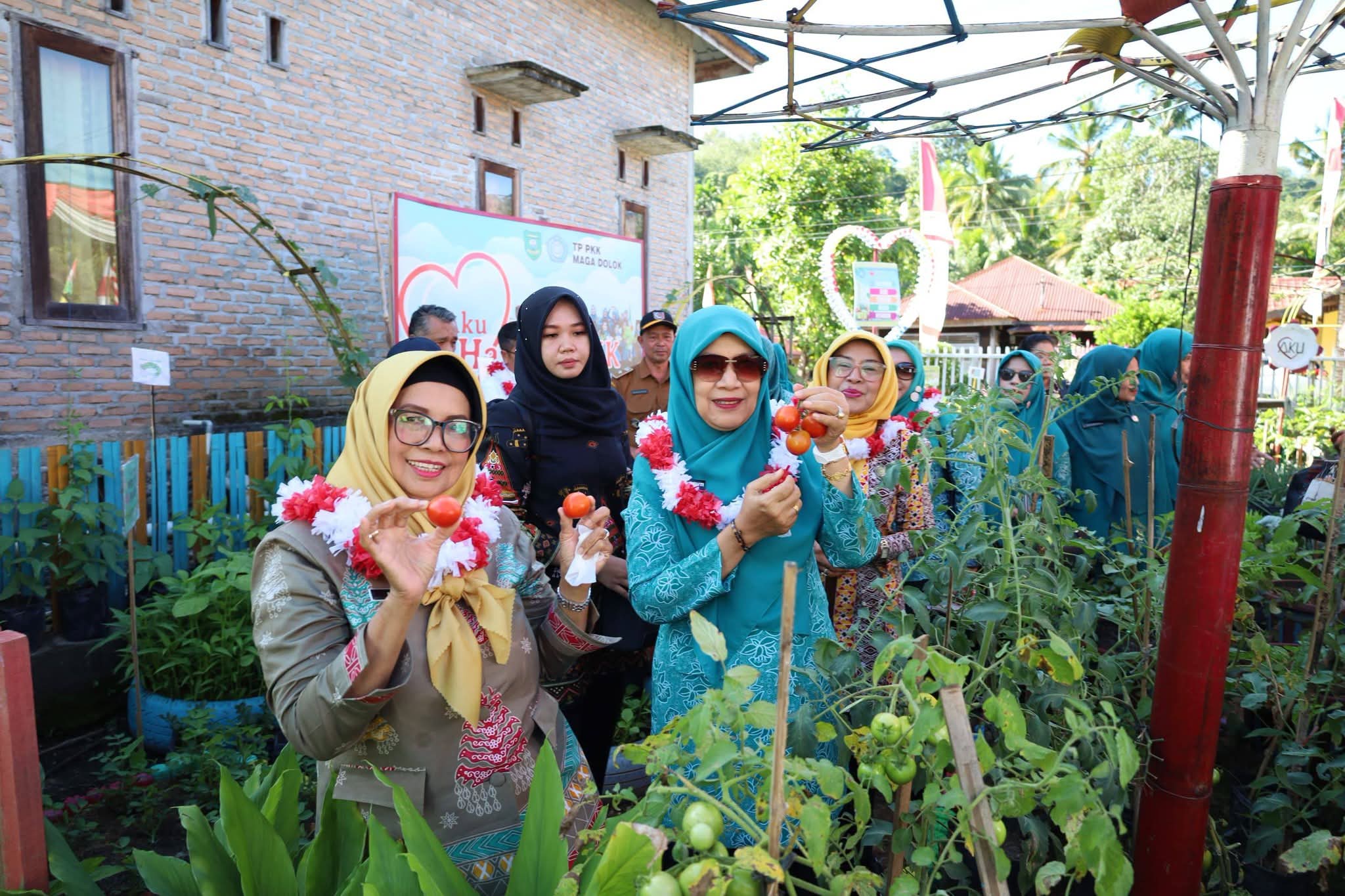 Maga Dolok Kec.LSM Masuk Evaluasi Desa Binaan TP PKK Tingkat Sumut