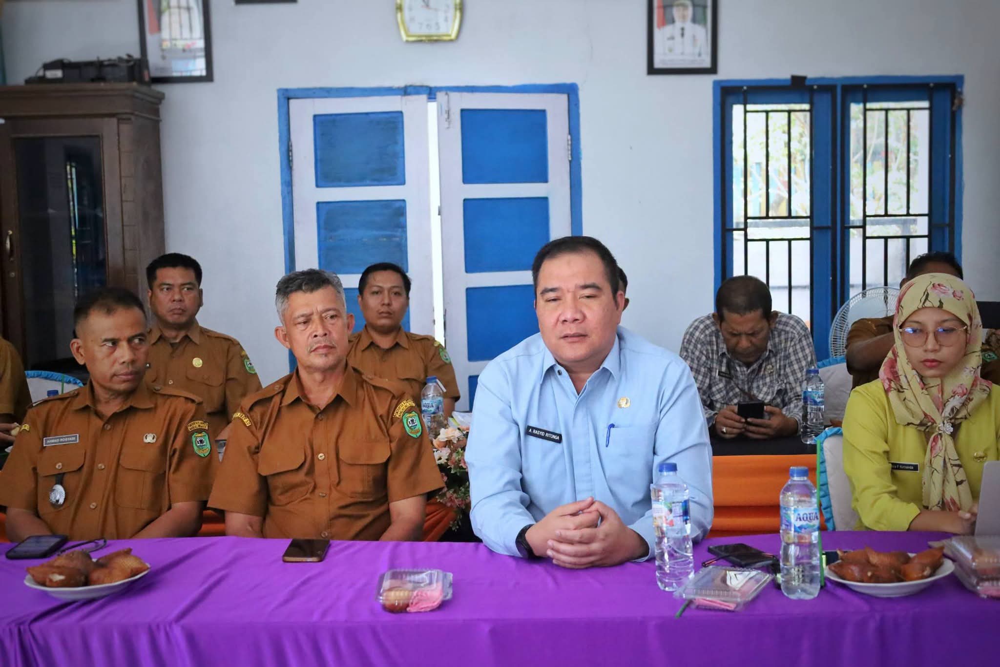 Pemkab Madina Gelar Monev Observasi Calon Desa Anti Korupsi di Desa Maga Dolok