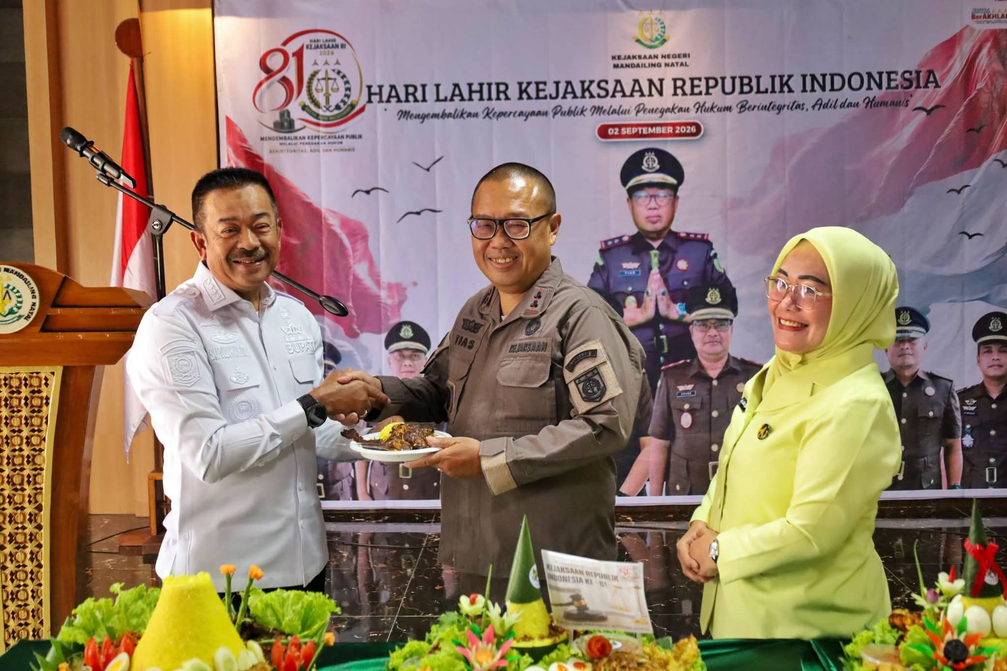 Bupati Madina di HUT Ke – 81 Kejaksaan : Kolaborasi Lintas Sektoral Krusial dalam Memajukan Daerah