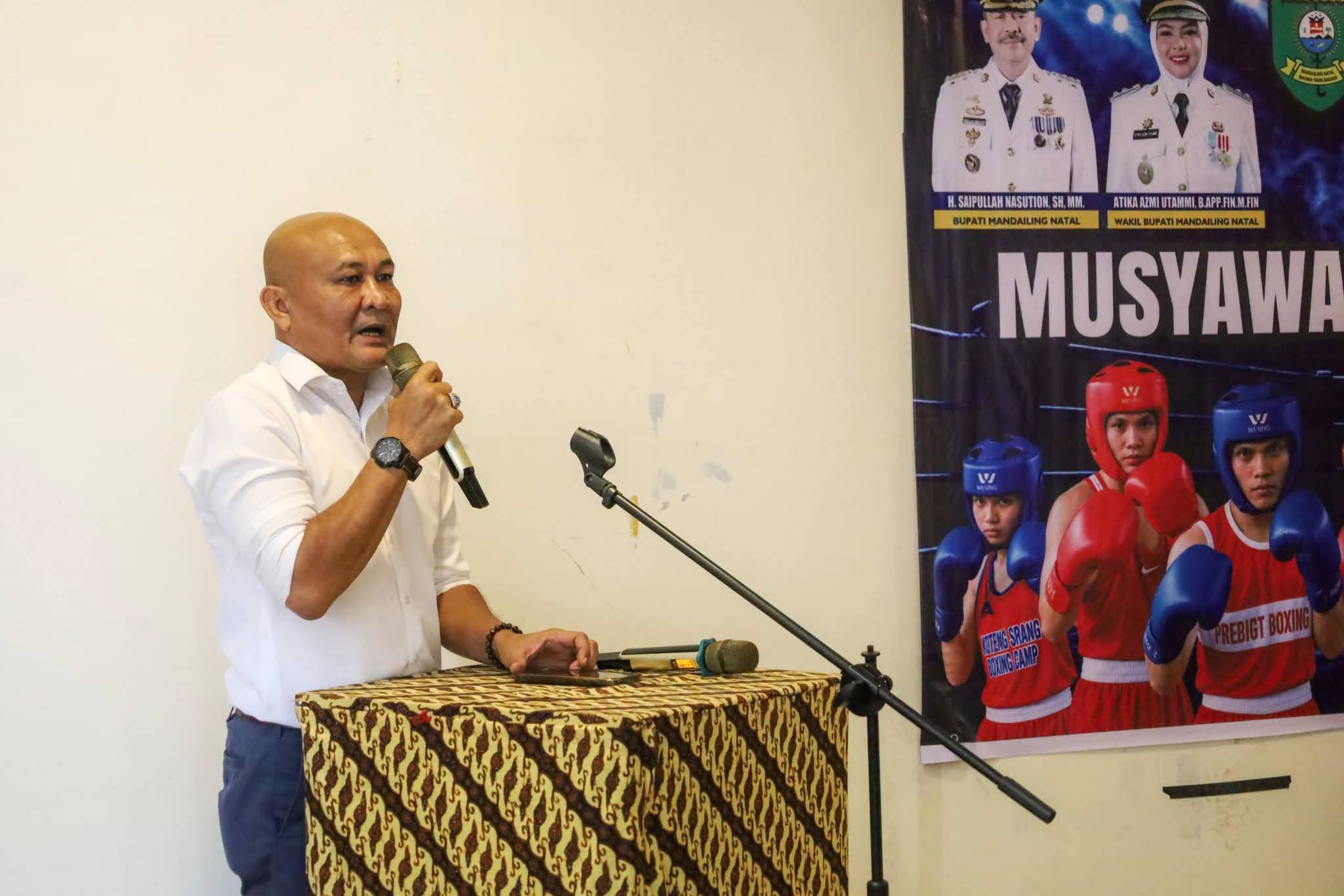 Bupati Madina : Musorkablub Harus Menghasilkan Kepengurusan yang Mampu Meningkatkan Prestasi Olahraga