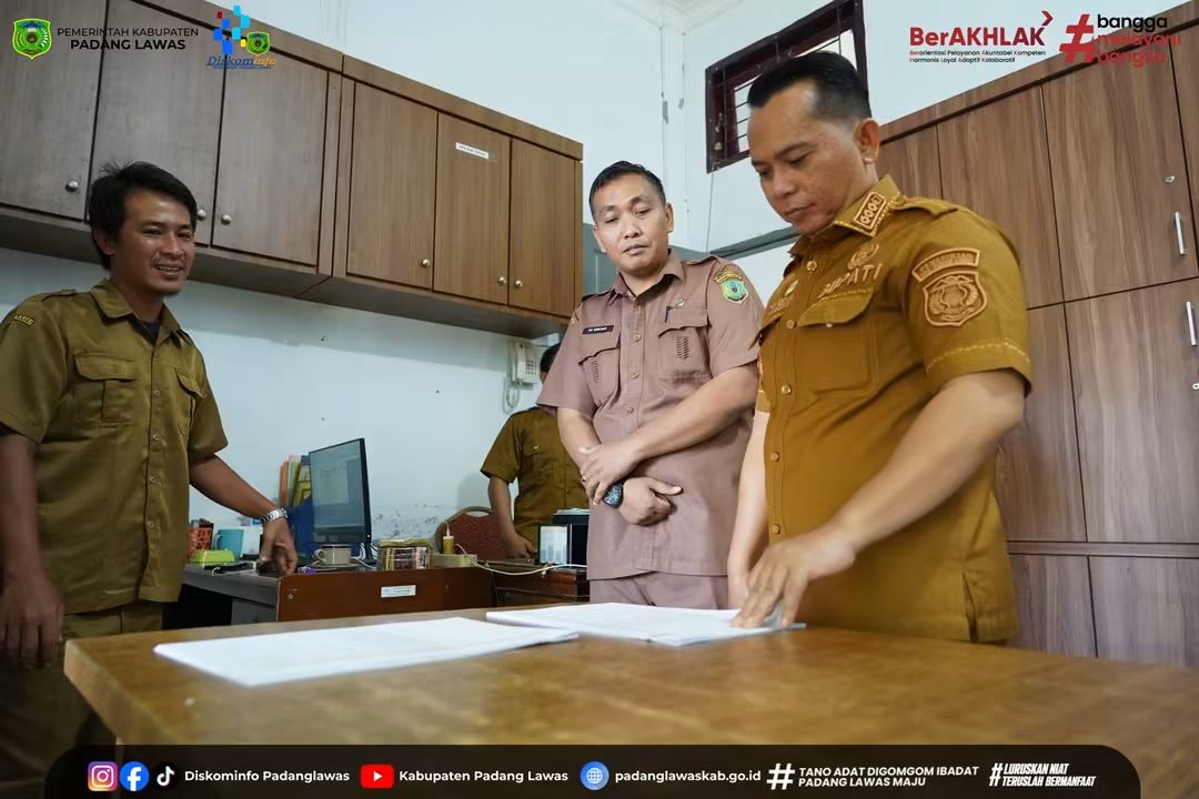 Bupati Sidak Ke – Inspektorat Padang Lawas