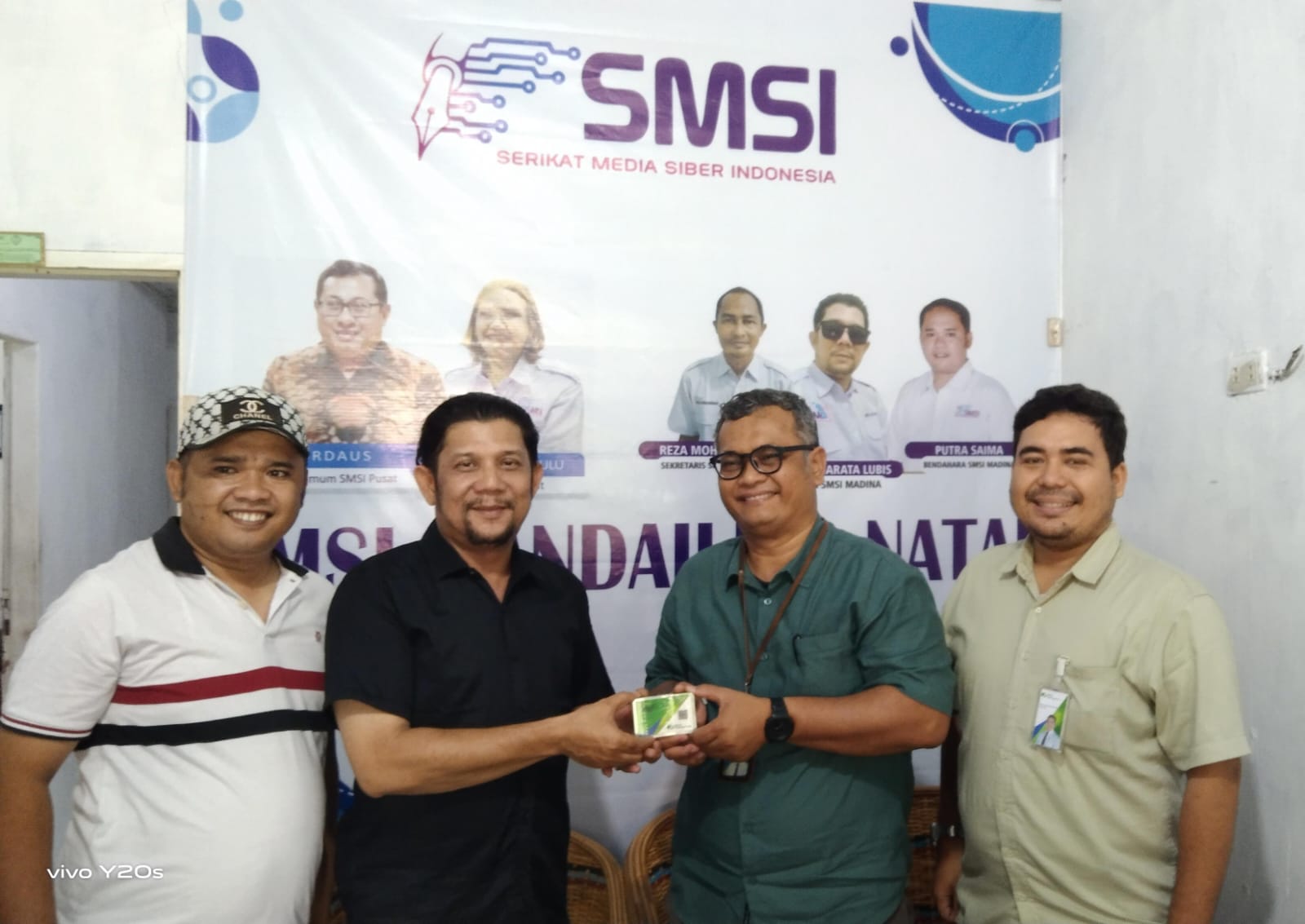 SMSI Madina Terima Bukti Keikut Sertaan BPJS Ketenaga Kerjaan