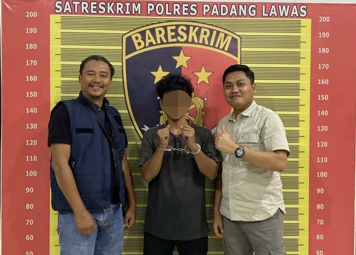 Satreskrim Polres Padang Lawas Sikat Terduga Pelaku Pencurian Saat Tidur di Mobil Bak Terbuka