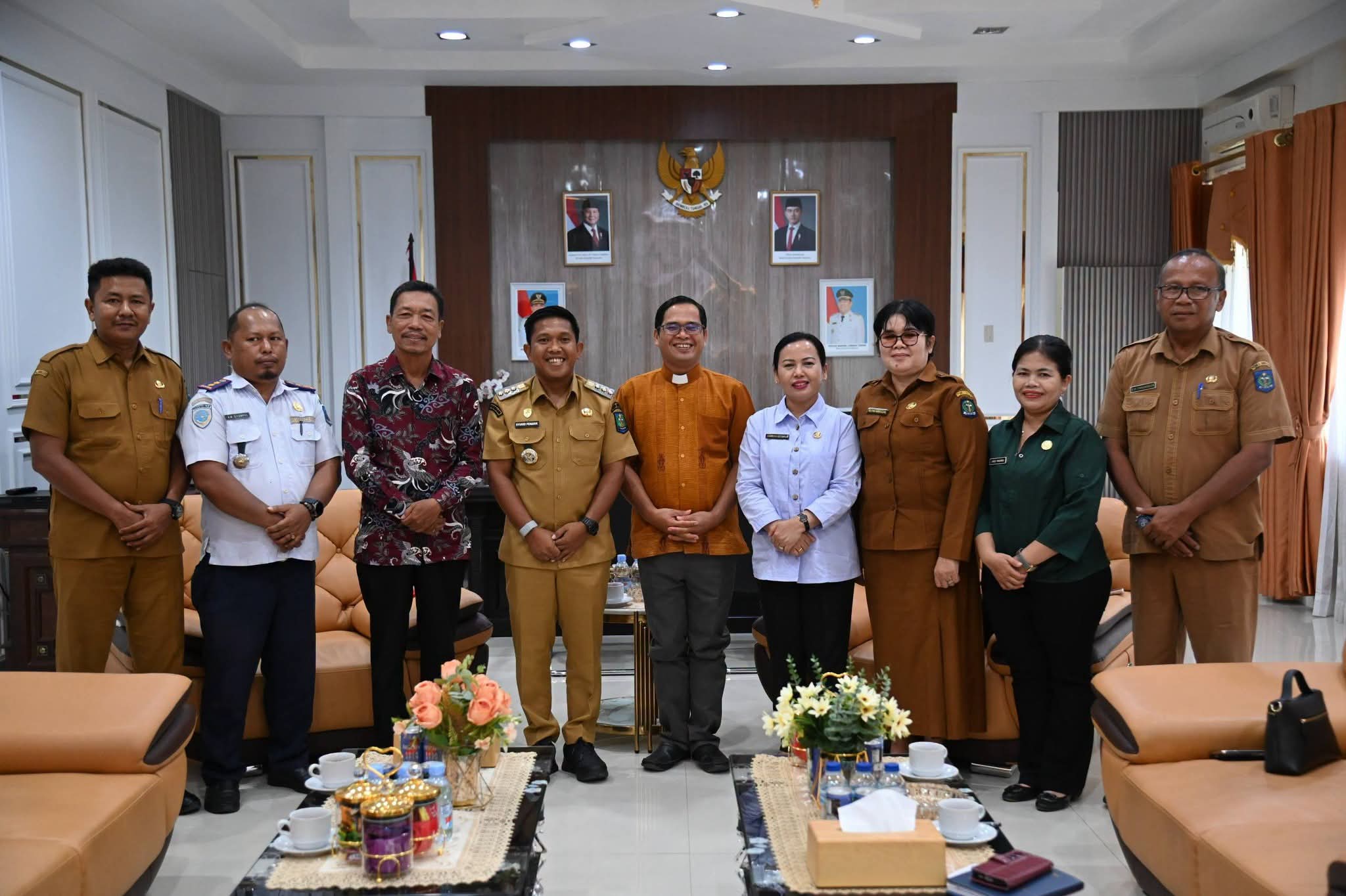 Wali Kota dan Wakil Wali Kota Sibolga Terima Audiensi Kontingen Pesparani III Tingkat Provinsi Sumatera Utara Tahun 2026