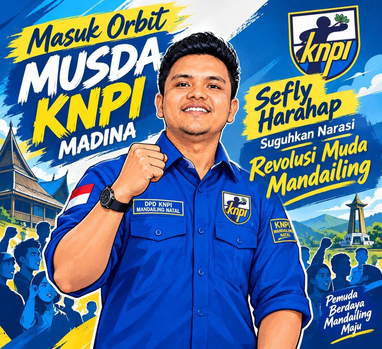 Lagi, Masuk Orbit Musda KNPI Madina: Sefly Harahap Suguhkan Narasi Revolusi Muda Mandailing