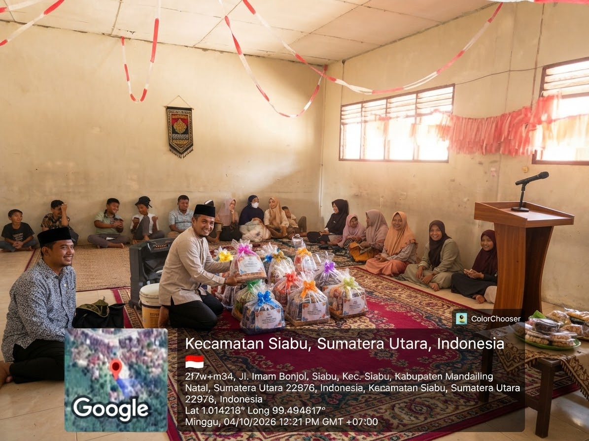 Camat : Gotroy Masih Kental, Syukuran Warga Kel.Siabu Dirangkai Dengan Menyantuni Anak Yatim