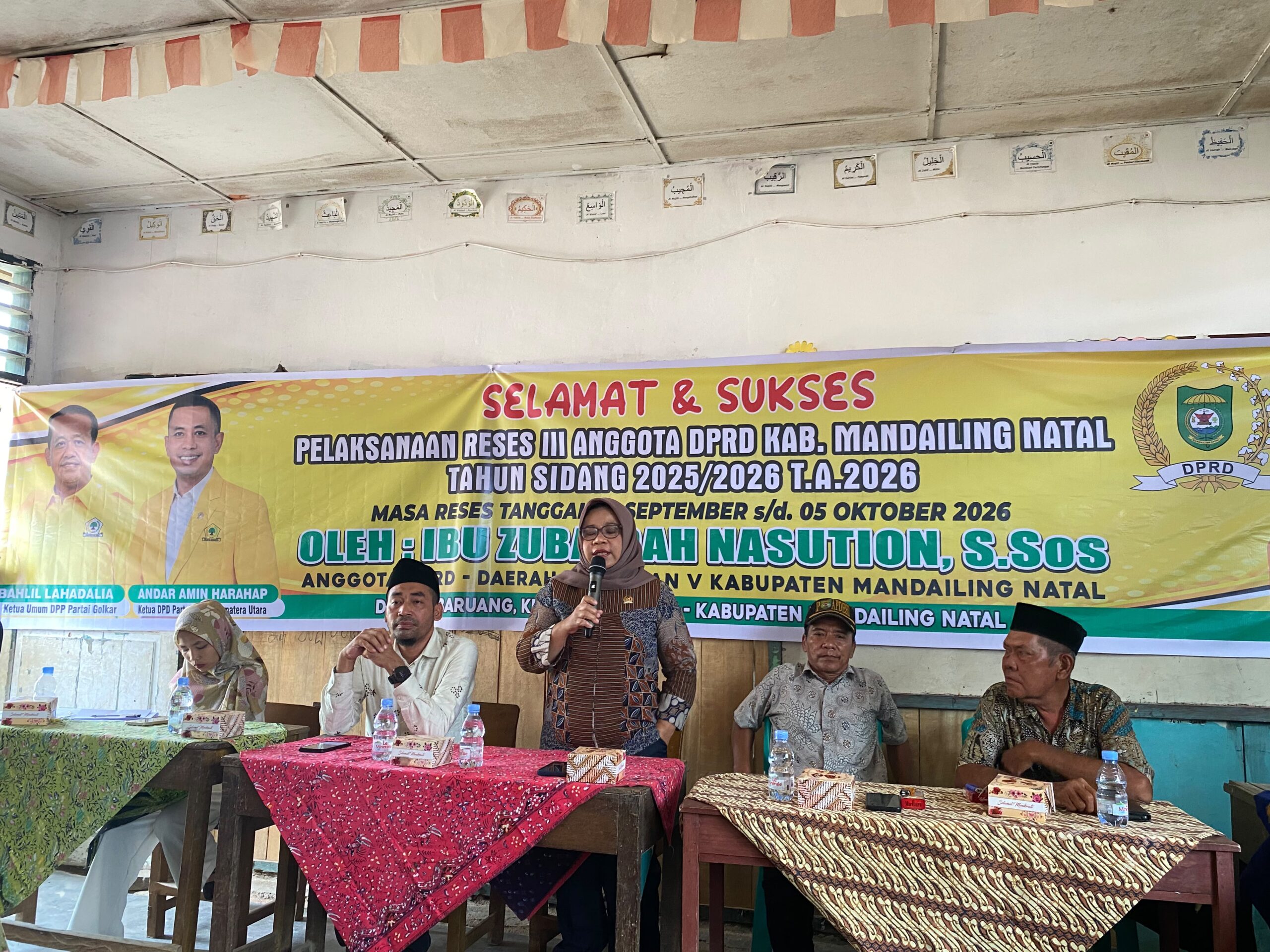 Reses III Zubaidah Nasution di Gedung SD Swasta 007 Sibaruang, Ini Aspirasi Warga Sibaruang dan Sihepeng Raya