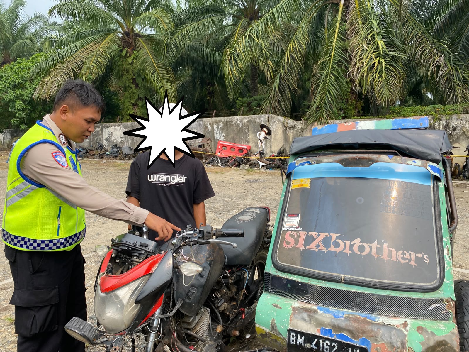 Penabrak Wartawan Diamankan, Wartawan Apresiasi Kasatlantas Polres Mandailing Natal