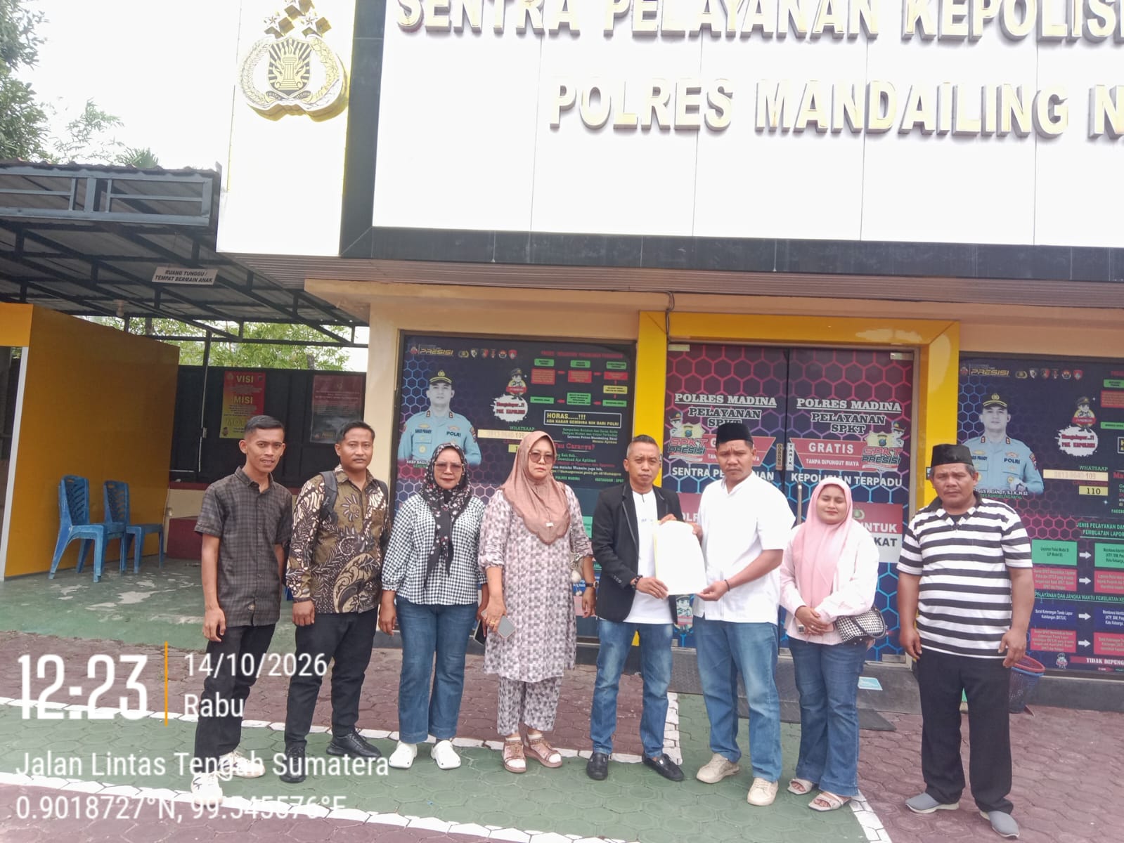 Ayah Siswi SDN di Bukit Malintang Laporkan Kasus Ke Polres Madina