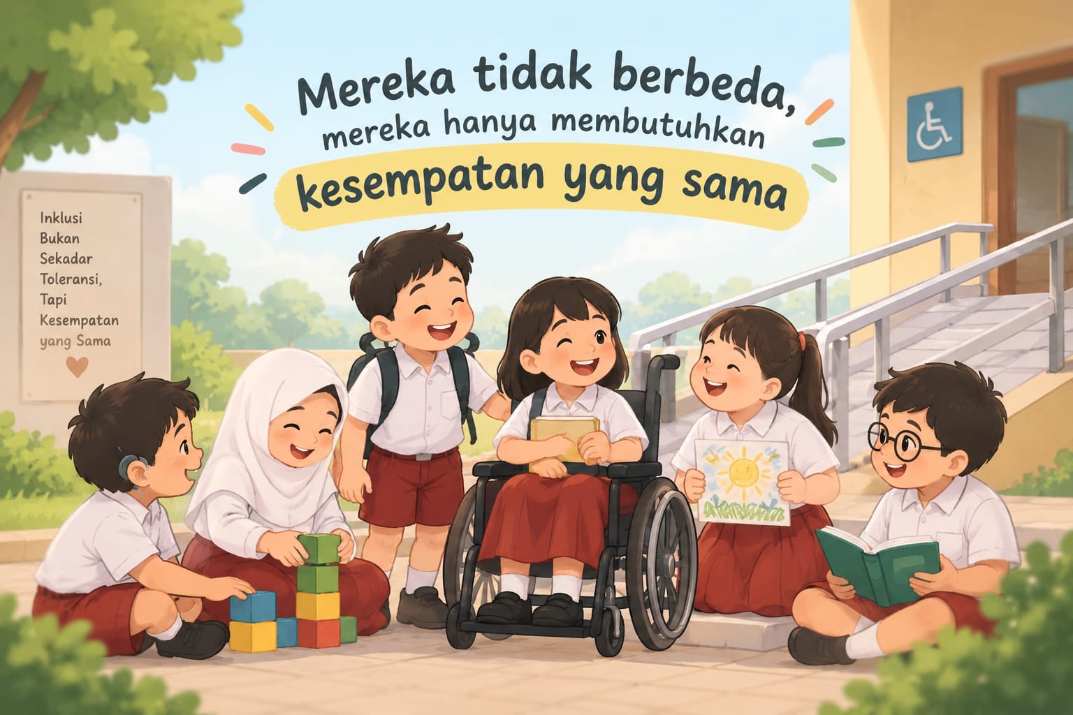 MEREKA TIDAK BERBEDA, MEREKA HANYA MEMBUTUHKAN KESEMPATAN YANG SAMA