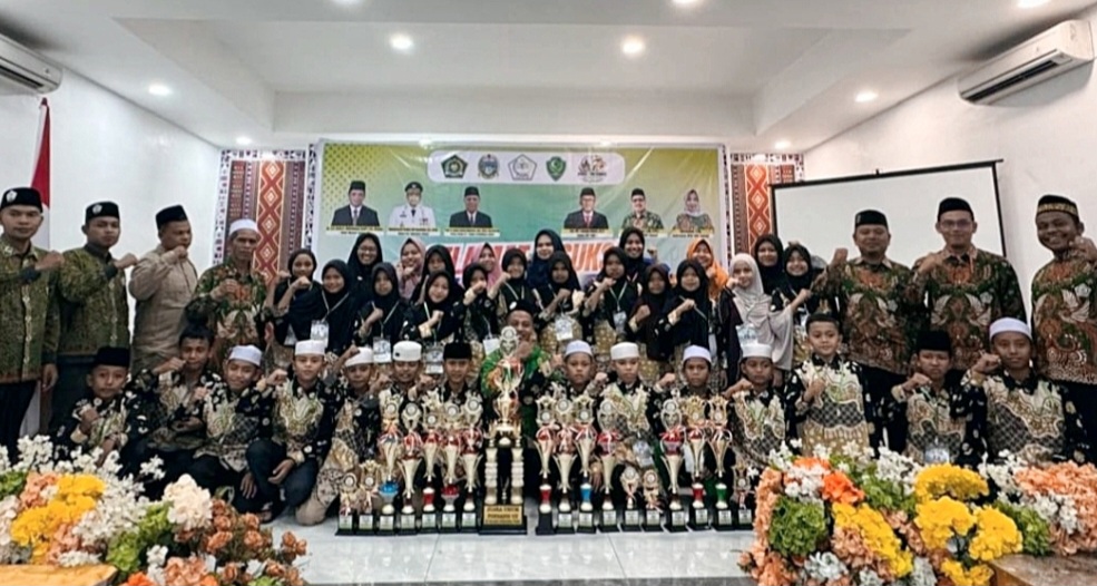 Tanpa Bantuan Pemda Kontingen PORSADIN Madina Sabet 17 Medali, Juara III Besar Se – Sumatera Utara, LSM Merpati Putih Tabagsel Ucapkan Terimakasih